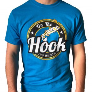 Blue 'On The Hook' T-Shirt